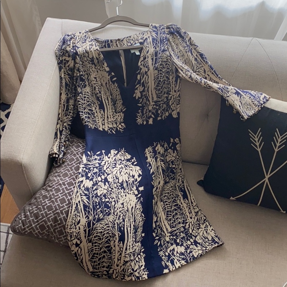 Tracy Reese Dress vintage foliage print